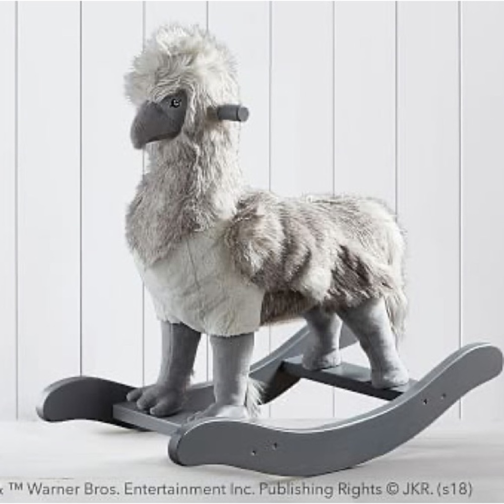 DISO!! Pottery Barn ⚡️Harry Potter ⚡️ Buckbeak Hippogriff plush rocker ⚡️